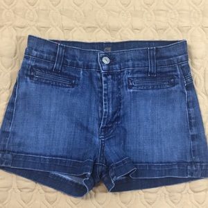 7 for all mankind denim shorts